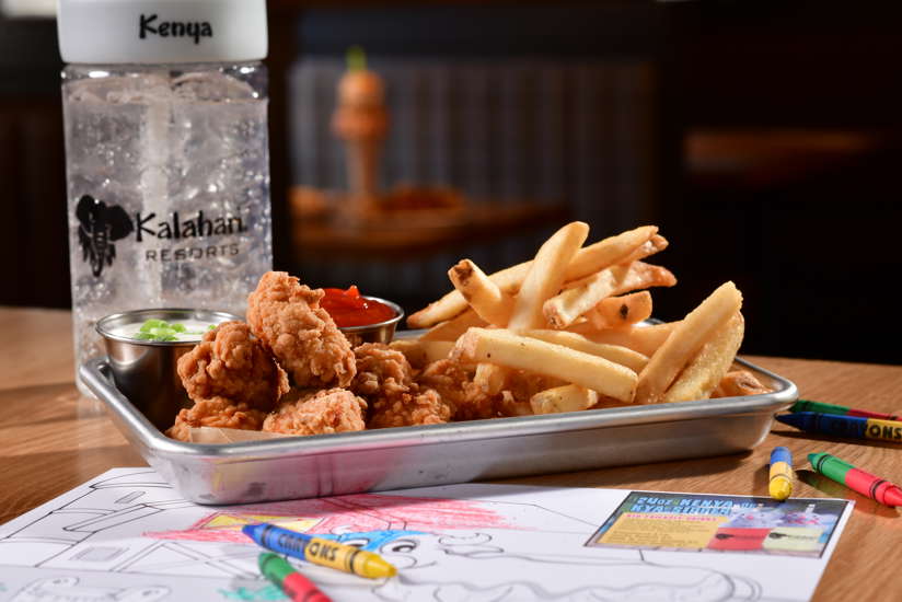 Kids chicken tenders meal