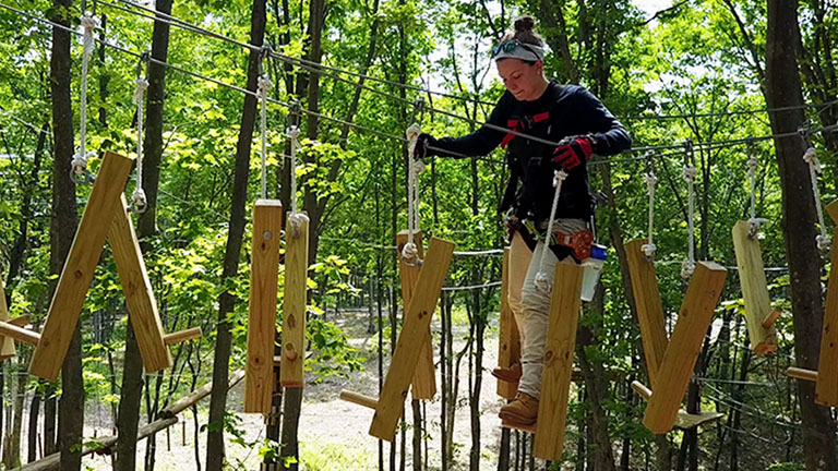 Pocono on sale ropes course