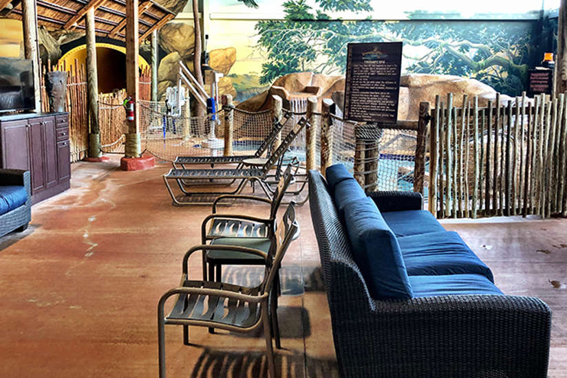 an overview of the wave view cabana. It includes a tv, lots of chairs chairs, couch, private whirlpool oasis, and tables. an overview of the wave view cabana. It includes a tv, lots of chairs chairs, couch, private whirlpool oasis, and tables.
