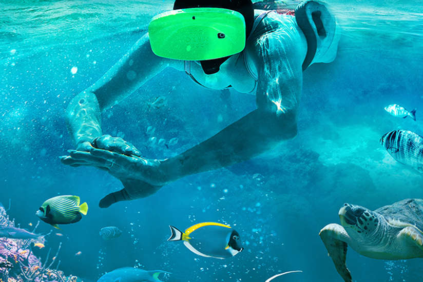 Underwater VR.