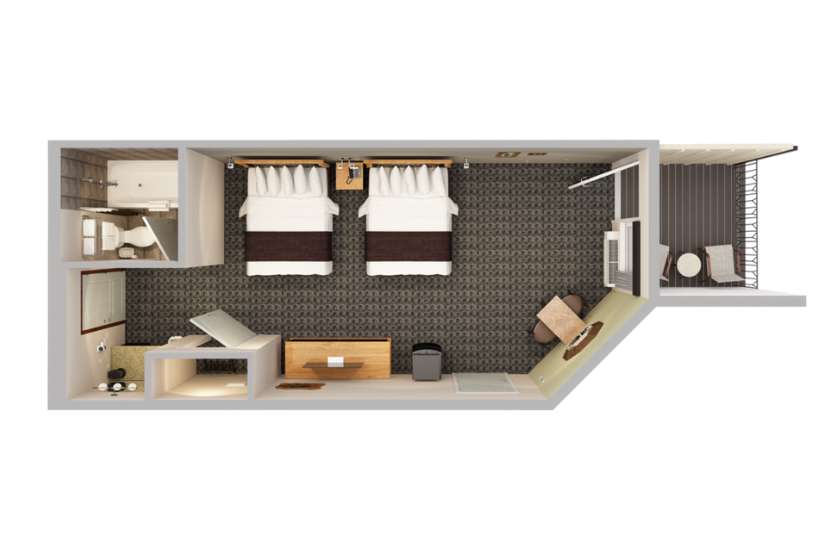 Render of a top-down view of a room.