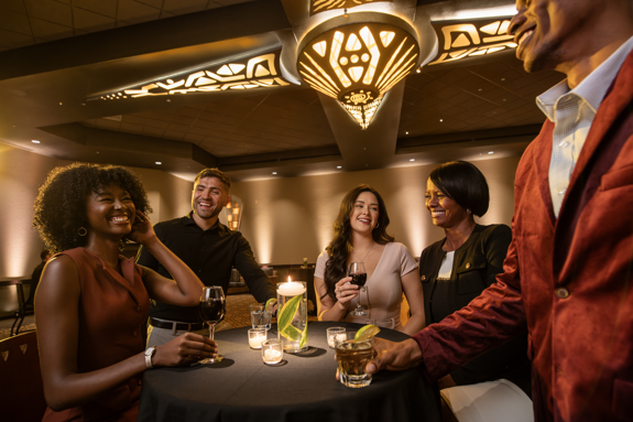 people enjoying happy hour