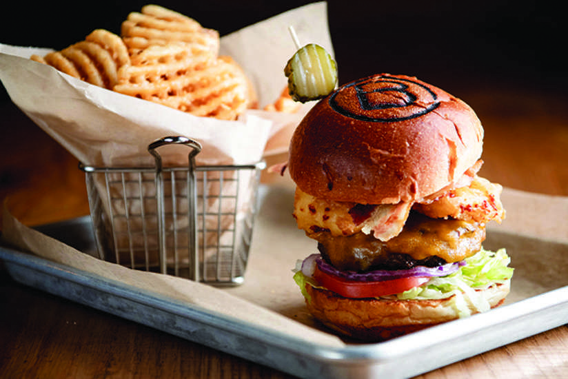 Fries and a Burger from Blux