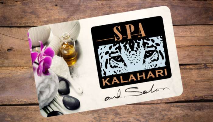 Spa Kalahari Gift Card.
