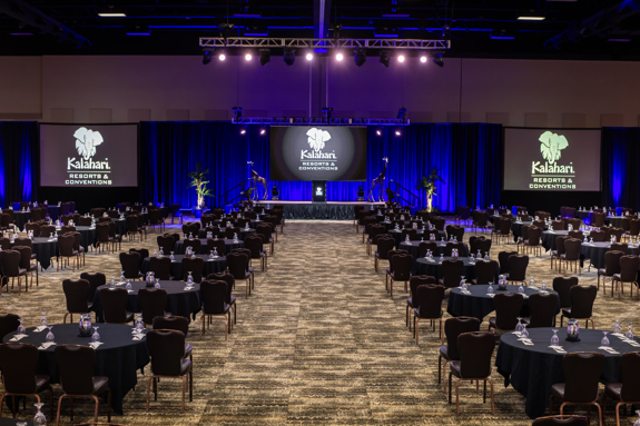 Overview of convention area 