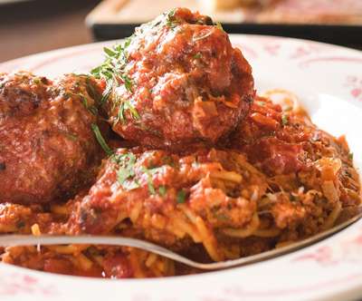 Spaghetti and Meatballs at Sortino's Italian Kitchen