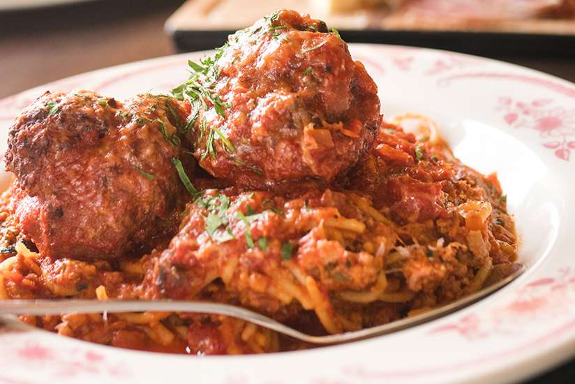 Spaghetti and Meatballs at Sortino's Italian Kitchen