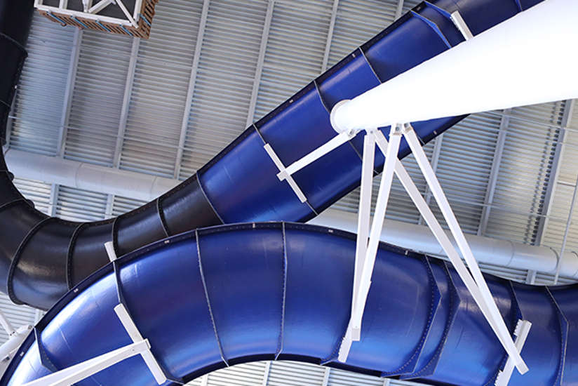 the victoria falls slide in the indoor waterpark