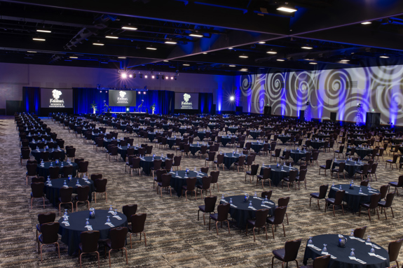 Overview of convention area 