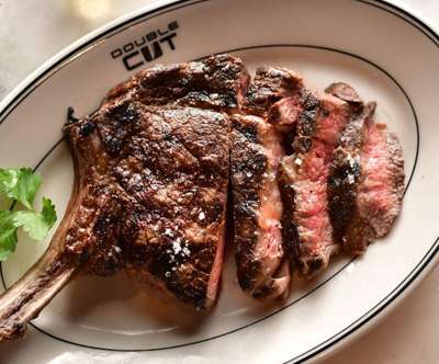 Double Cut Steakhouse menu item.