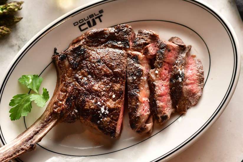 Double Cut Steakhouse menu item.