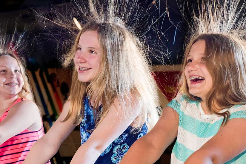Three sisters having fun at Kalahari Resorts.